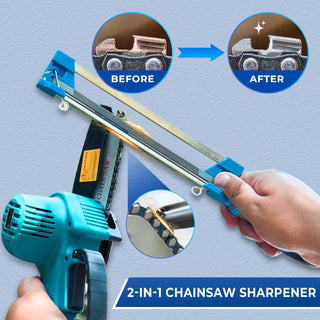 2 in 1 Chainsaw Sharpener for 3/8''LP Saw Chain