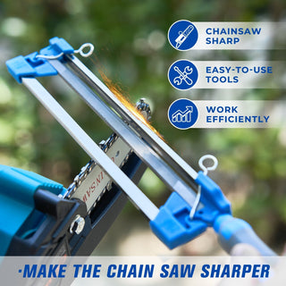 2 in 1 Chainsaw Sharpener for 3/8''LP Saw Chain