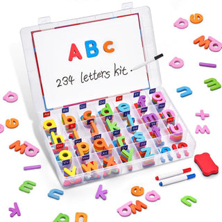 Colorful Magnetic Letters Kit 234 Pcs