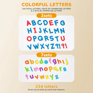 Colorful Magnetic Letters Kit 234 Pcs