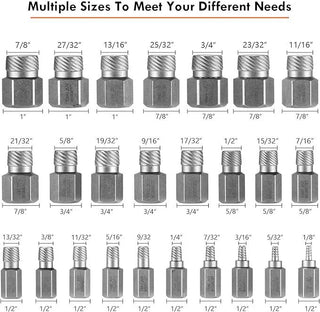 Sunnook 25Pcs Screw Extractor Set Multi