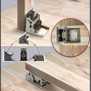 Sunnook 90 Degrees Self-locking Folding Hinge