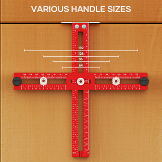 Sunnook Adjustable Cabinet Hardware Jig—for Precise Cabinet and Furniture Assembly