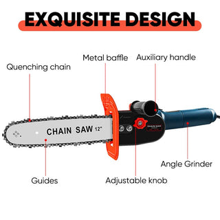 Chainsaw Angle Grinder Converter