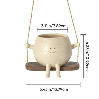 Swing Face Planter Pot