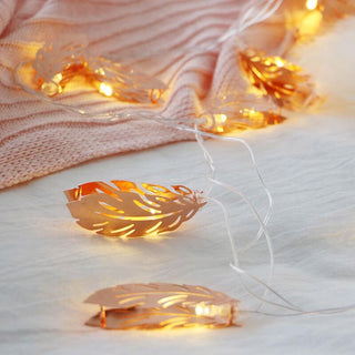 20 LEDs Metal Feather String Light