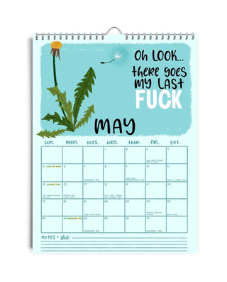 Here We Fucking Go Again 2025 Calendar