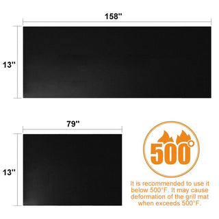 Hirundo Non-Stick BBQ Grill Mats  with cutting box