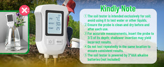 3 in 1 Digital Plant Soil Moisture Meter