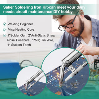 Adjustable Temperature Soldering Iron Kit