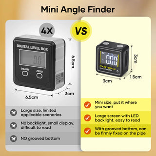 Portable Mini Digital Angle Finder Magnetic