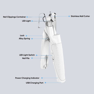 Pet Nail Clipper with LED