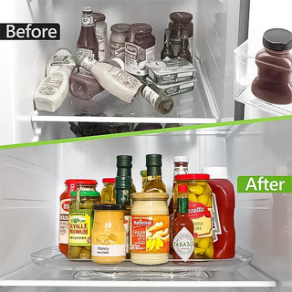 Lazy Susan Turntable Organizer for Refrigerator