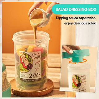 Salad Shaker Cup Portable Cereal Cup