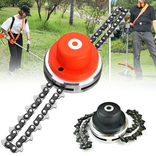 Garden Grass Stainless Steel Chain Trimmer Head