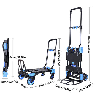 2-in-1 Hand Truck Dolly Foldable