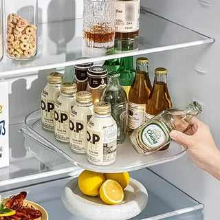 Lazy Susan Turntable Organizer for Refrigerator