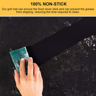 Hirundo Non-Stick BBQ Grill Mats  with cutting box