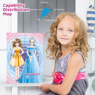 Magnetic Princess Dress Up Doll