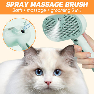 Sunnook 3 in 1 Spray Cat Brush