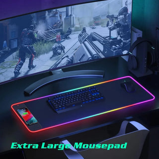 Sunnook Wireless Charging RGB Gaming Mouse Pad