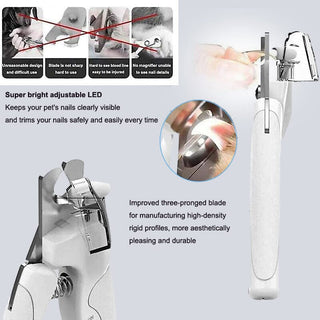 Pet Nail Clipper with LED