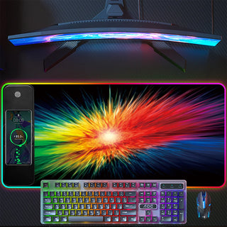 Sunnook Wireless Charging RGB Gaming Mouse Pad