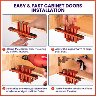 Cabinet Door Mounting Jig