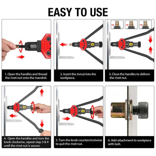 Klyzor 16-Inch Manual Rivet Nut Tool