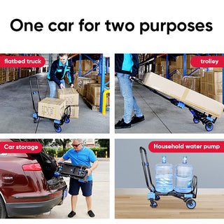 2-in-1 Hand Truck Dolly Foldable