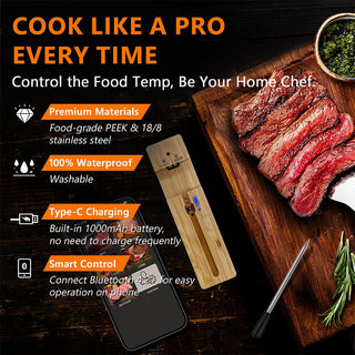 Wireless Smart Meat Thermometer