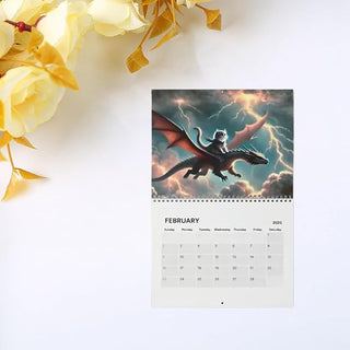 Sunnook 2025 Cat Dragon Rider Calendar