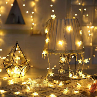 100 LED Star String Holiday Light