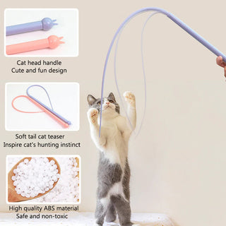 Silicone Simulate Tail Cat Wand