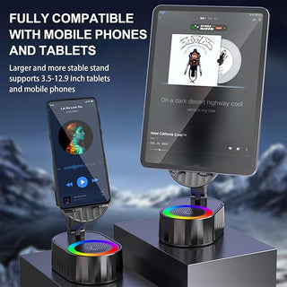 Sunnook 4-in-1 Smart Sensor Speaker Stand,Speaker, Stand,Power Bank & RGB Lights