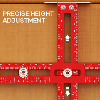 Sunnook Adjustable Cabinet Hardware Jig—for Precise Cabinet and Furniture Assembly