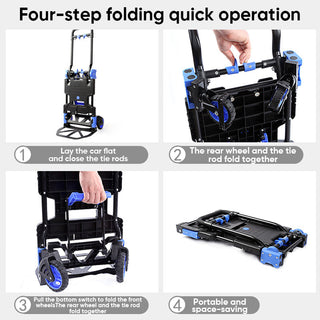 2-in-1 Hand Truck Dolly Foldable