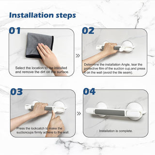 Suction Grab Bar for Shower