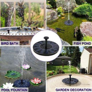 Solar Powered Water Fountain