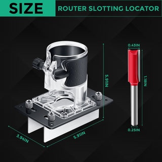 Wood Router Slotting Locator