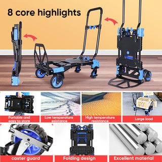 2-in-1 Hand Truck Dolly Foldable