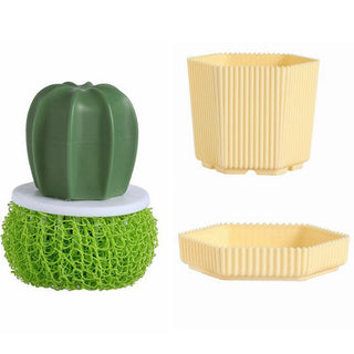 Cactus Dish Scrub Brush