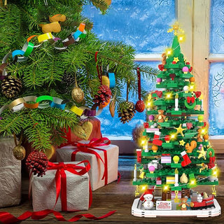 Sunnook 2024 Christmas Tree Building Toy Set