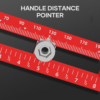 Sunnook Adjustable Cabinet Hardware Jig—for Precise Cabinet and Furniture Assembly