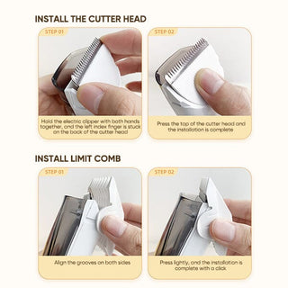 Shaving & Suction Integrated Pet Hair Clipper