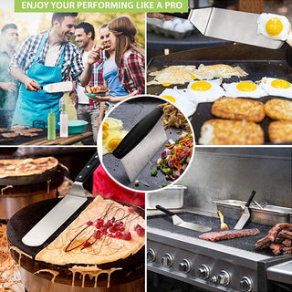 Adjustable Griddle Spatula Holder