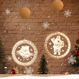 Christmas 3D Novelty Fairy Hanging String Lights