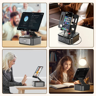 Rotating Tablet Stand Speaker