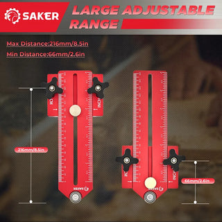 SAKER Thin Rip Jig Table Saw Jig Guide