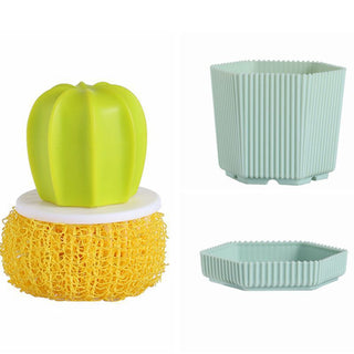 Cactus Dish Scrub Brush